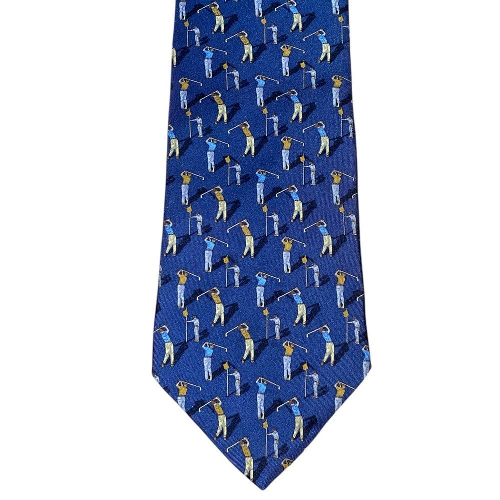 BEAUFORT Mens Silk Golf Tie
